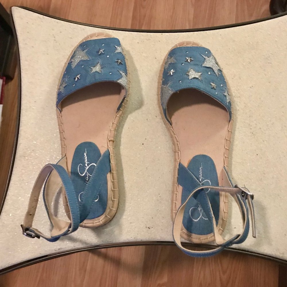 Jessica Simpson Dasha Denim Espadrille Sandal